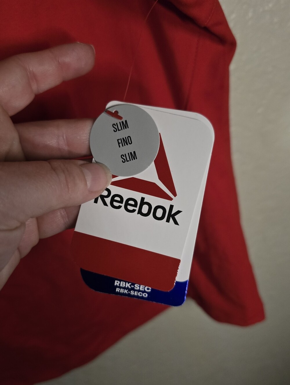 Reebok Women's Red Sleeveless Athletic Polo Tank Top Zip-Front Sz L - Picture 5 of 9